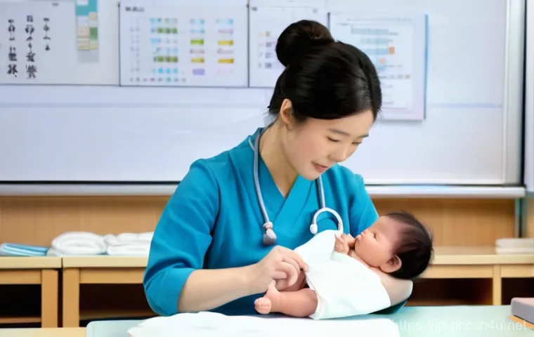 보건소에서의 산모교실 후기 - **Prompt 1: Pre-Mama Support Group**
    "A group of diverse Japanese expectant mothers, all dressed...