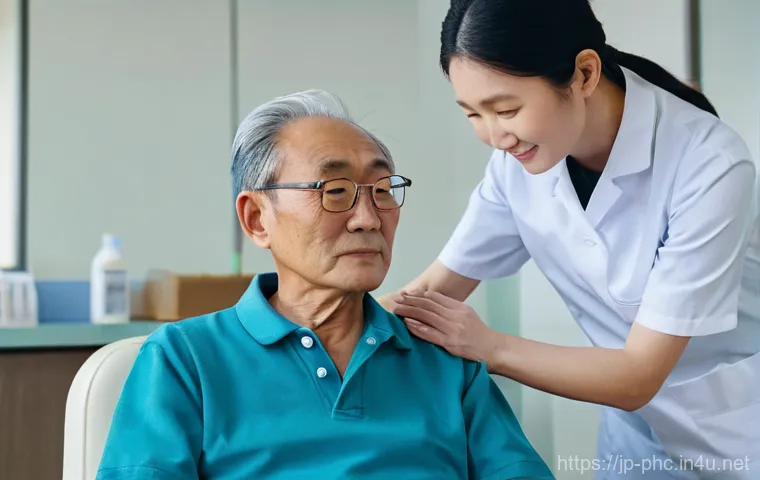 보건소에서 제공하는 무료 예방접종 - **Image Prompt 2: Elementary School Child Vaccination**
    A modern and brightly lit doctor's exami...